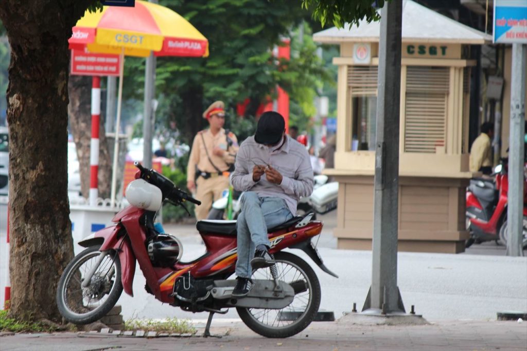 ベトナムのバイクタクシー