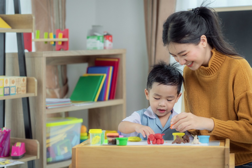 特典⑤ 施術中にスパスタッフが子供の面倒を見てくれる!