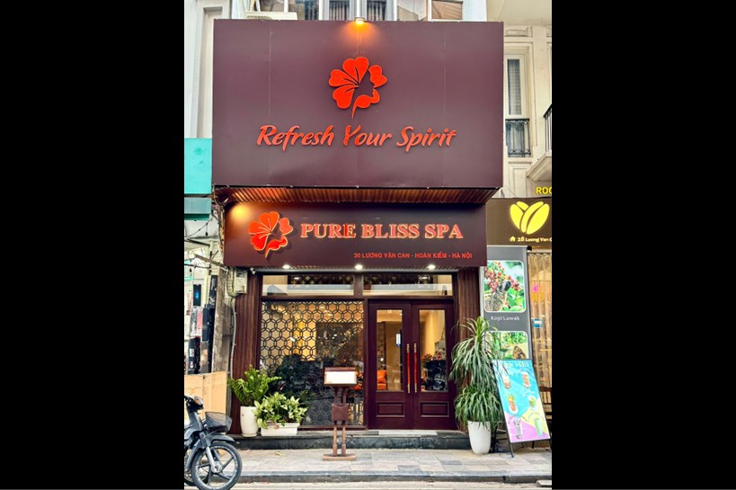 ハノイ旧市街に佇むピュアブリススパの行き方