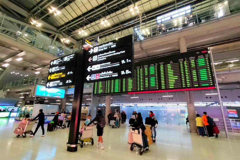 空港からバンコク市内までのタクシー利用法【スワンナプーム空港】