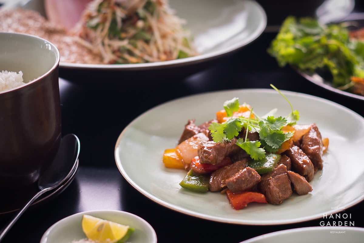 ハノイガーデンレストランの料理
