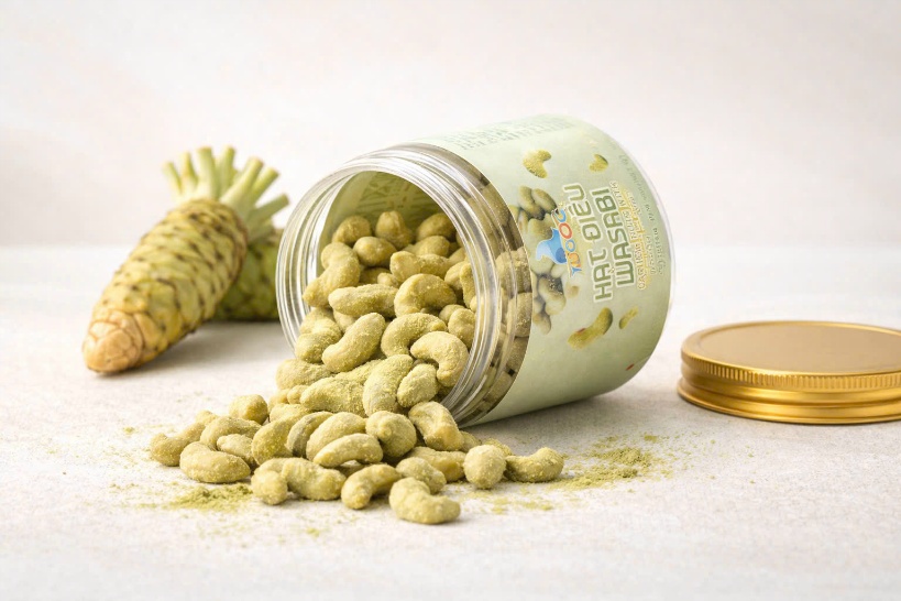 6.日本の象徴の味をベトナムから逆輸入!「カシューナッツ・わさび」