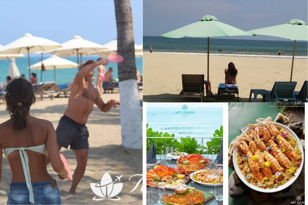 ダナン3泊4日モデルコース【1日目】ビーチ＆シーフードを満喫