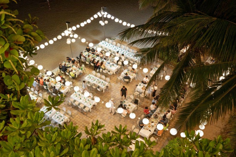 My Hanh Seafoodの夜