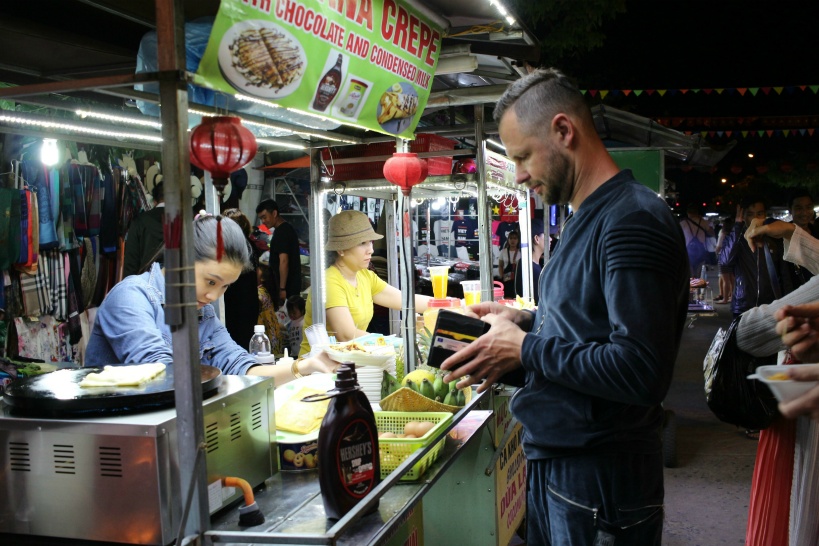ハントンタイ市場ナイトマーケットではスリやひったくりに注意が必要?