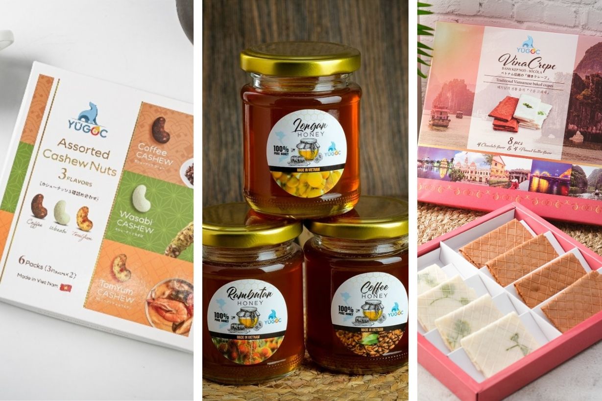ベトナム産高品質食品(はちみつ・ナッツ・伝統菓子)