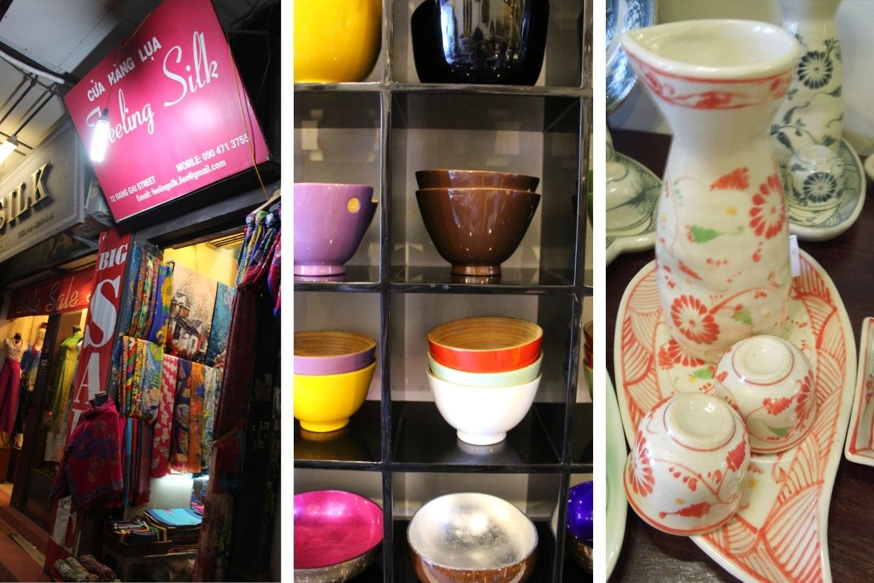 ベトナム伝統工芸の高級陶器・シルク製品