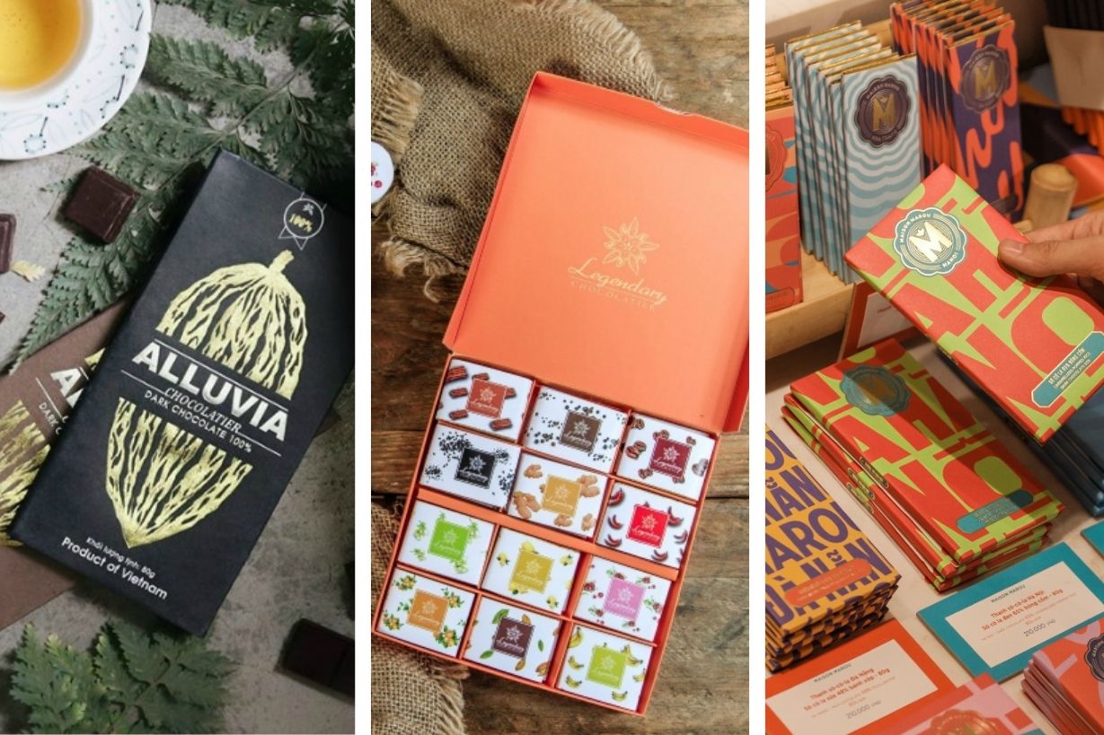 ベトナム産カカオを使った高級チョコレート