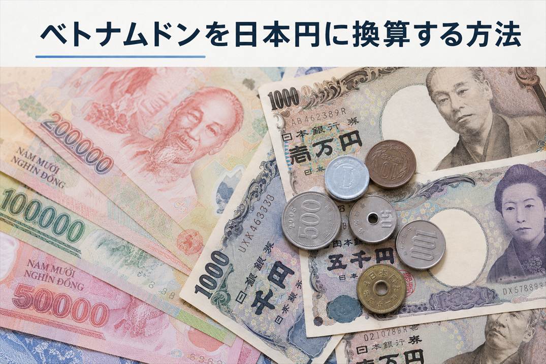 ベトナムドンを日本円に換算する方法